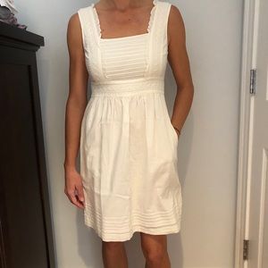 Anthropologie embroidered dress w/ pockets | Sz 4